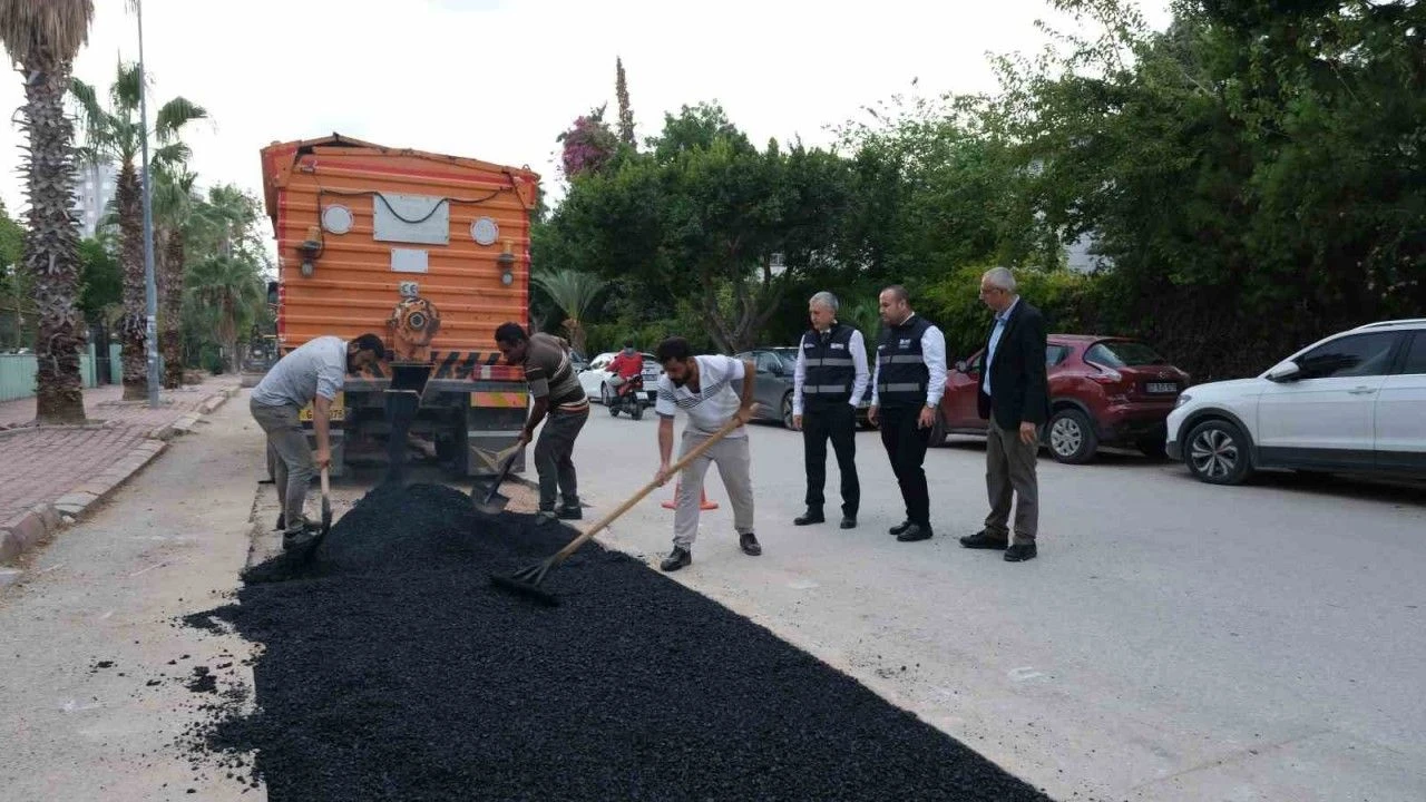 ASAT Konyaaltı’nda Asfalt Çalışmalarını Sürdürüyor