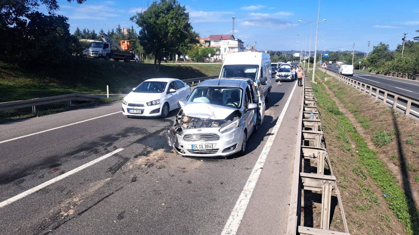 Ünye’de Trafik Kazaları Zinciri: 7 Araç Karıştı